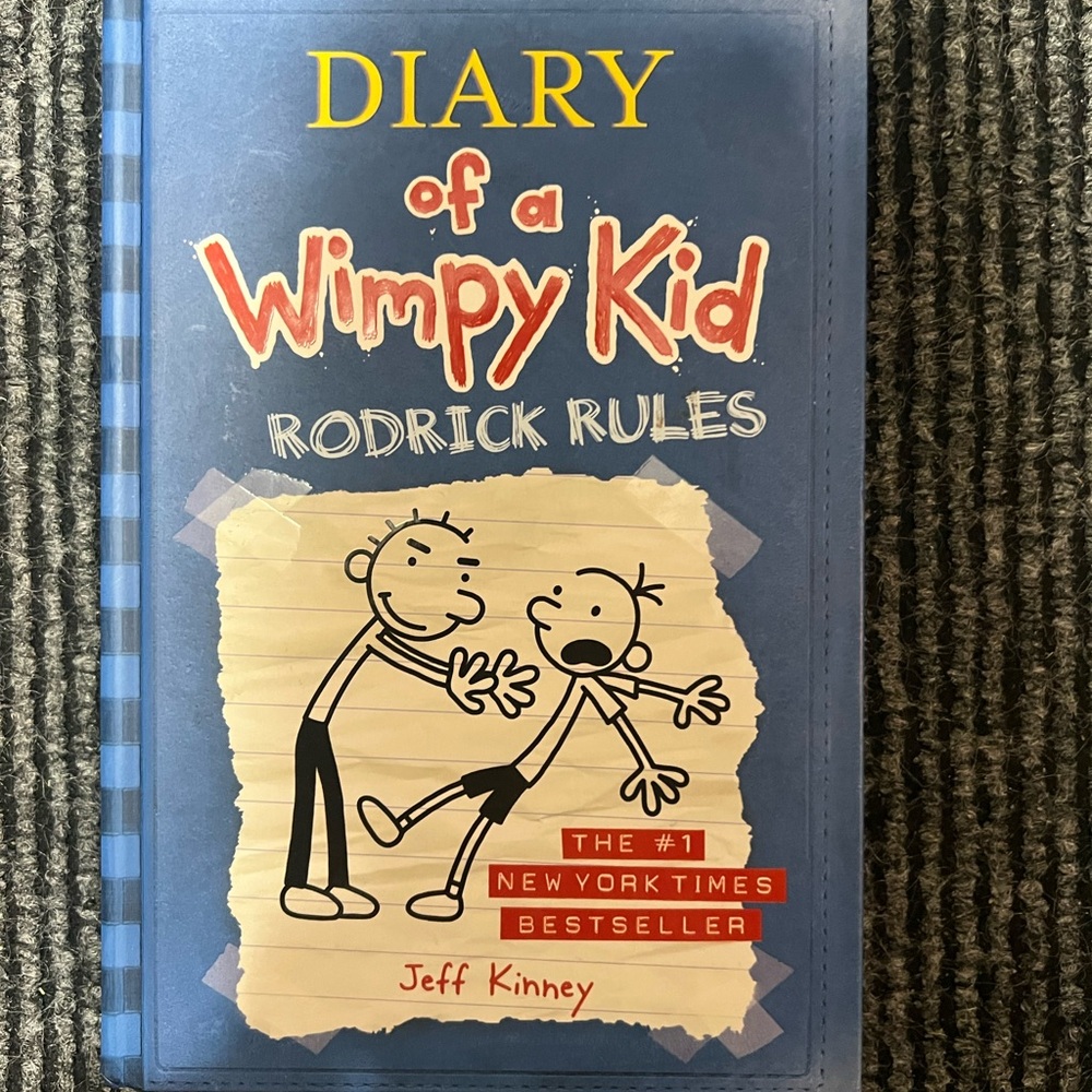 Like New- Diary of a Wimpy Kid: Rodrick Rules - Blue Cover